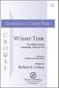 Winter Time SSAA choral sheet music cover